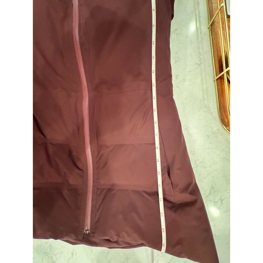 Lululemon NWOT Sleet Street Down Coat Eggplant Hooded Puffer Sz 8 - Picture 6 of 9